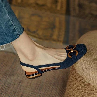 Elegante Slingbacks aus Leder