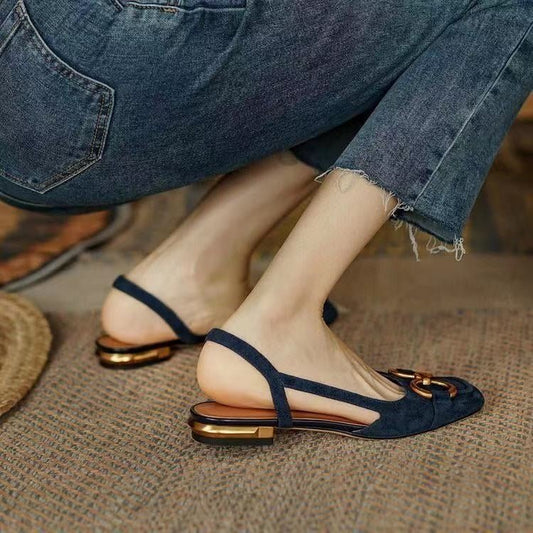 Elegante Slingbacks aus Leder