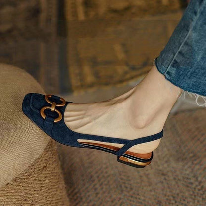 Elegante Slingbacks aus Leder