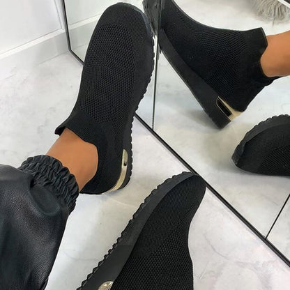 Elastische Slip-On-Sneaker