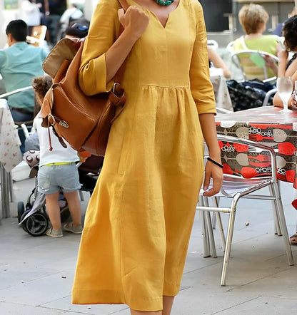 Lässiges Sommerkleid aus Wolle