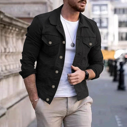 WW | Zeitlose Klassische Herren Jeansjacke Strapazierfähig Und Stilvoll