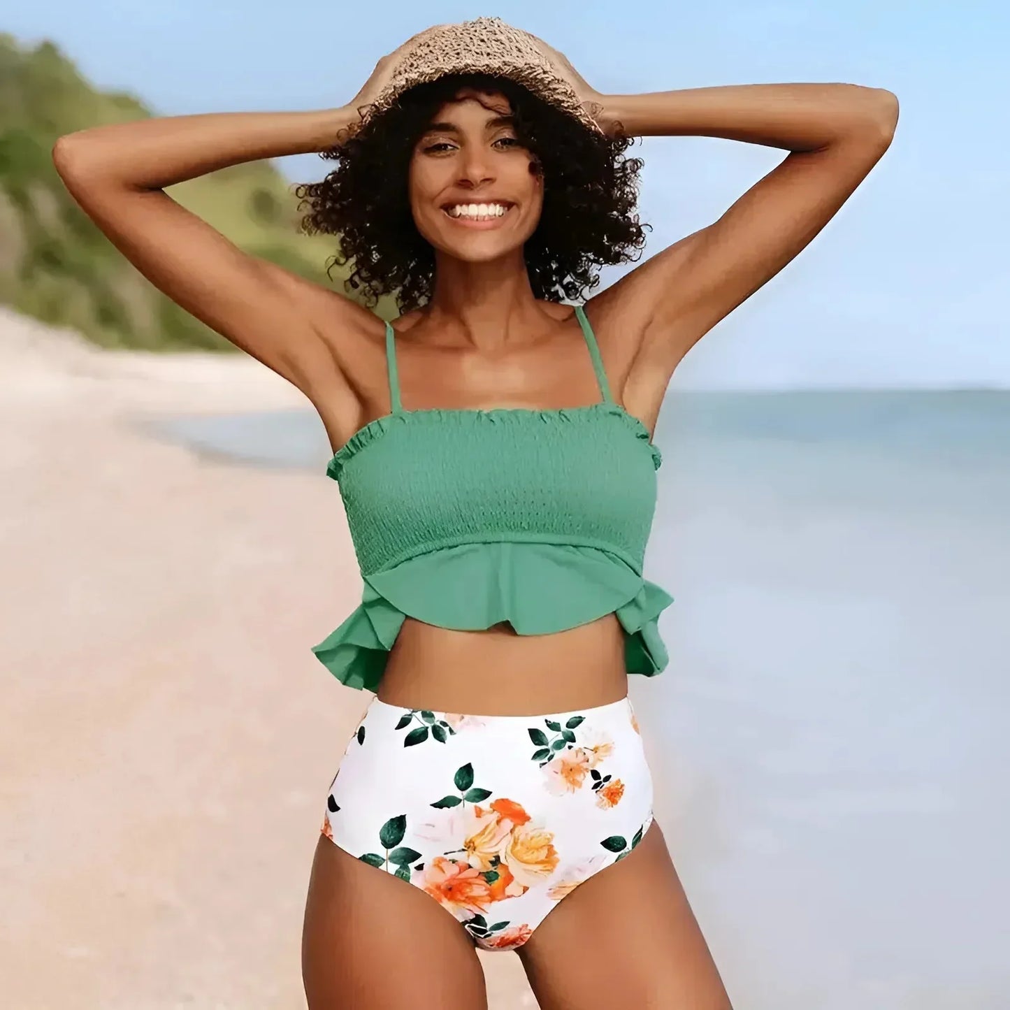 Zweiteiliges Rüschenset Bikini