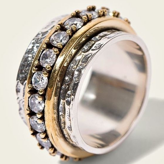 WW | Weinlese in Gold Und Silber Mit Zirkon