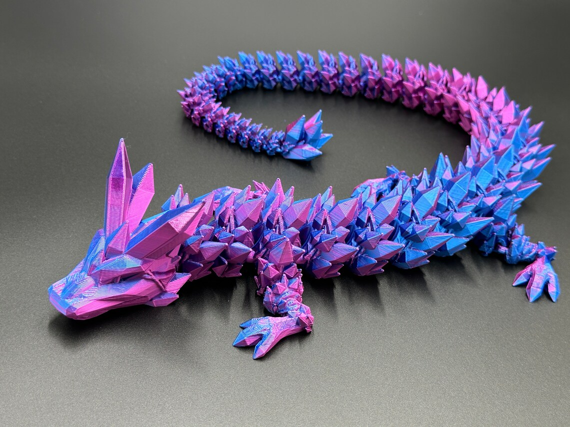 Dracorn™ - Mythical 3D-Printed Laser Crystal Dragon