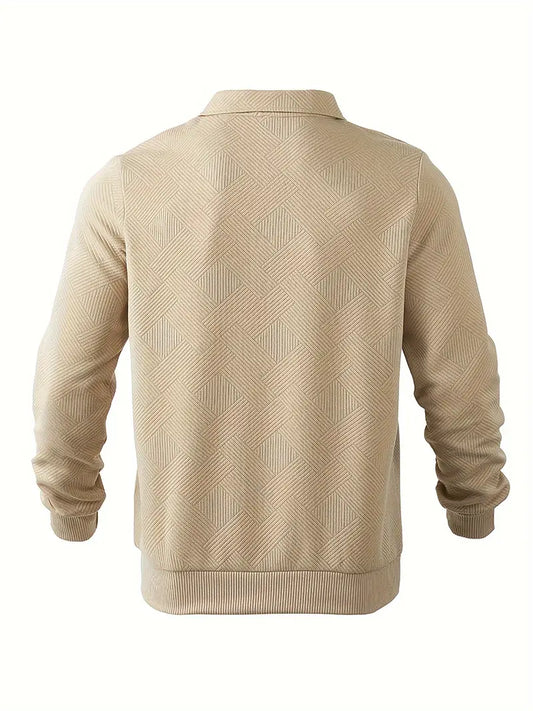 WW | Weinlese Pullover Mit Reißverschluss