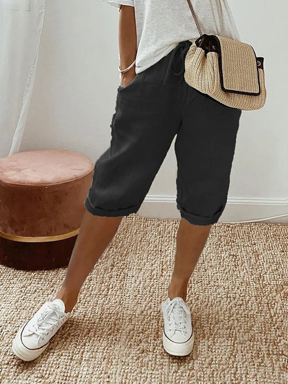 WW | Stylische Baumwoll Leinen Hosen Für Frauen