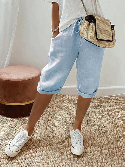 WW | Stylische Baumwoll Leinen Hosen Für Frauen