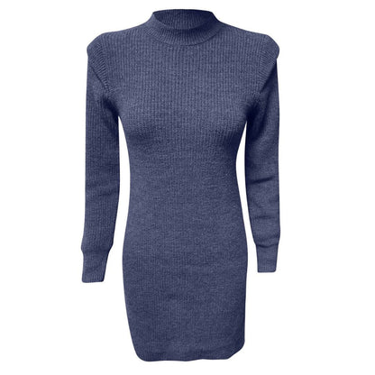 Damen Elegantes Langarm Kleid