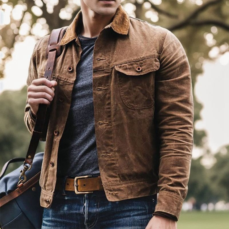 WW | Weinlese Mode Jacke Für Männer