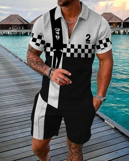 Bruce - Sommer-Poloshirt-Set für Männer