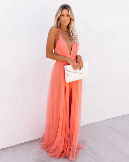 langes kleid