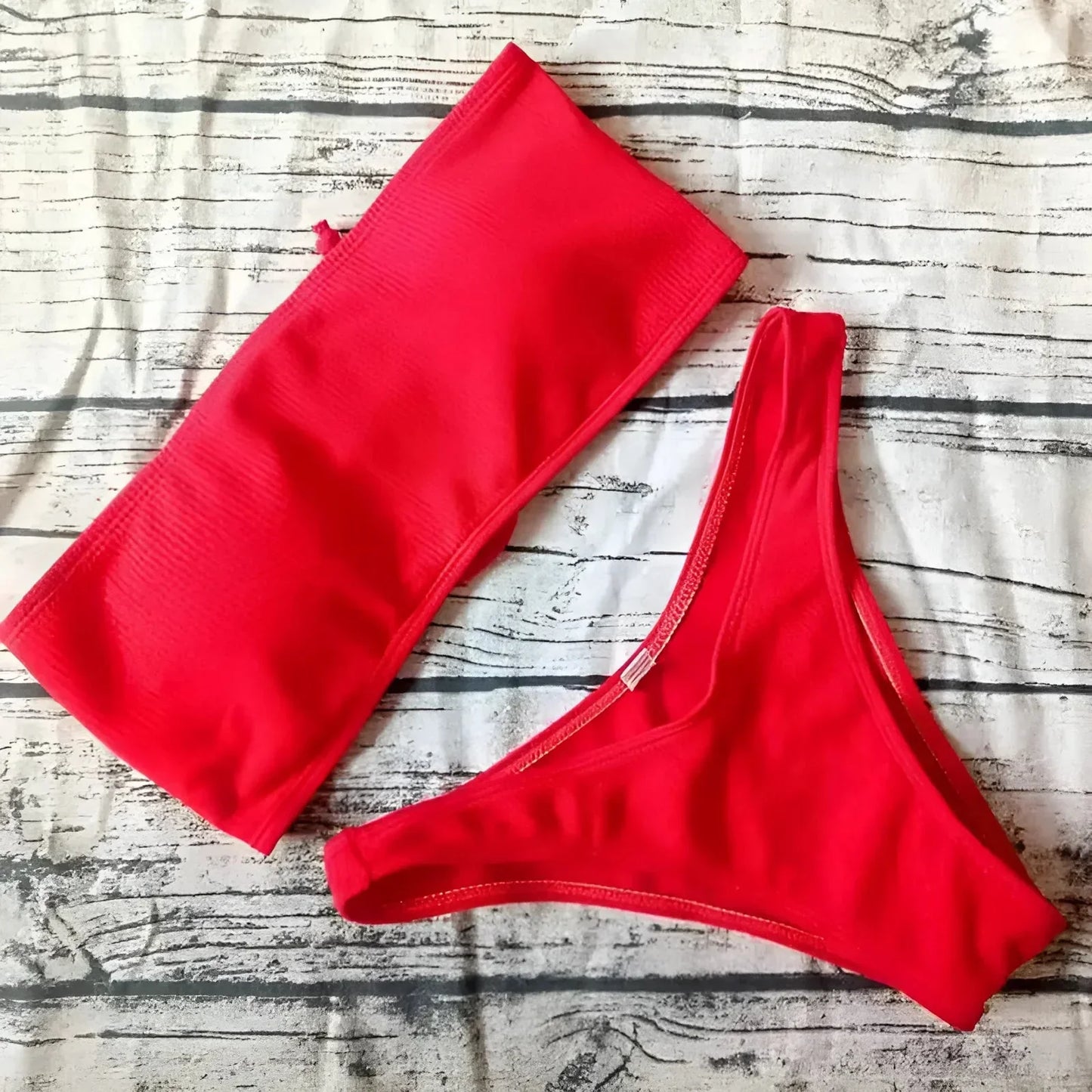Bandeau-Bikini-Set