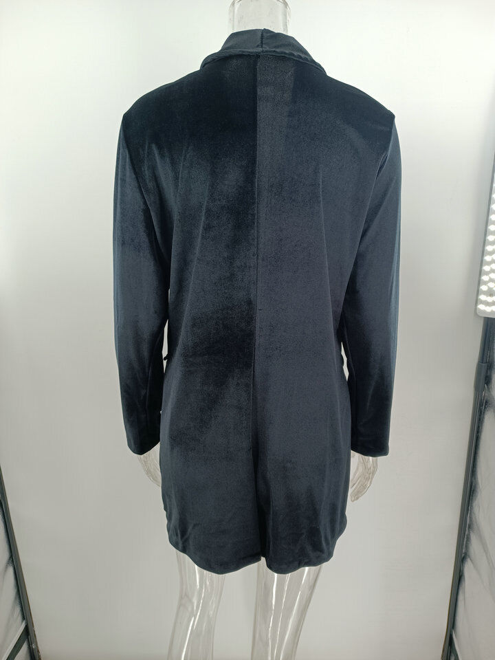 Aufmunternd Mein Weg Samt Kimono Mantel