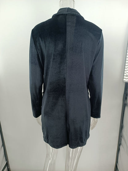 Aufmunternd Mein Weg Samt Kimono Mantel