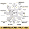 SteelFlake™ - 18-in-1 Schneeflocken-Schlüssel