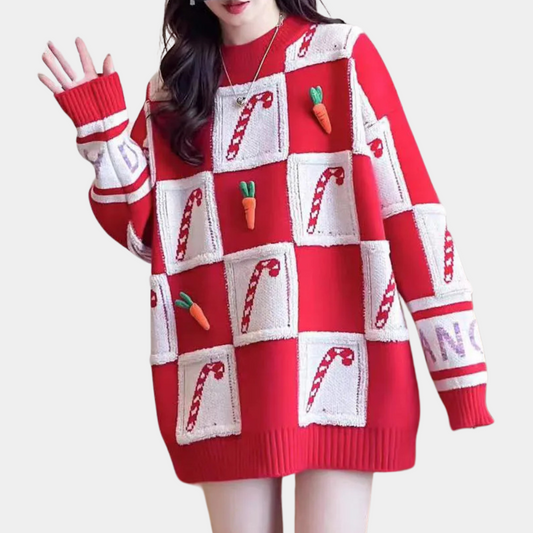 WW | Weihnachtsstrickpullover Für Damen