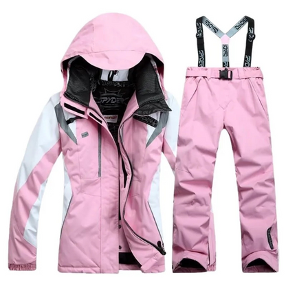 WW | Winddichter 2 Teiliger Skianzug Mit Kapuze Warmer Jacke Und Passender Hose