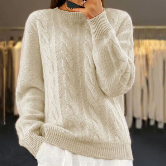 WW | Warmer Und Weicher Handgefertigter Strickpullover