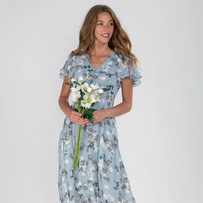WW | Weinlese Blumenkleid