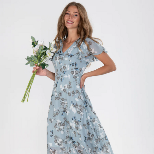WW | Weinlese Blumenkleid