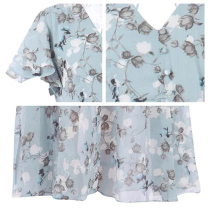 WW | Weinlese Blumenkleid