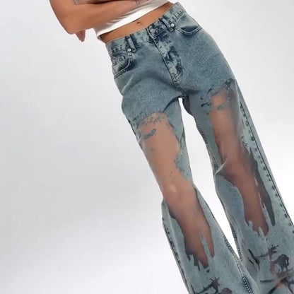 WW | Weinlese Patchwork Jeans