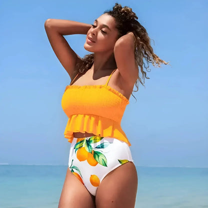 Zweiteiliges Rüschenset Bikini