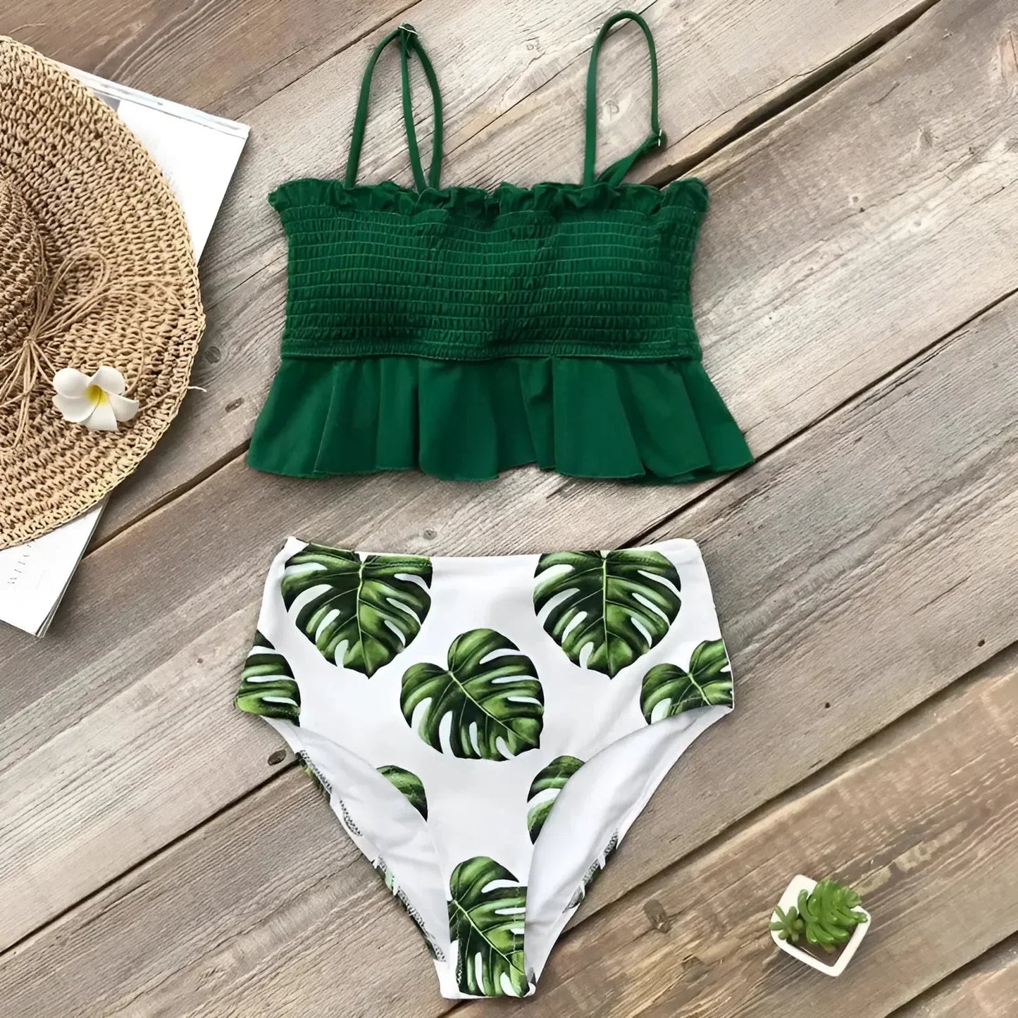 Zweiteiliges Rüschenset Bikini