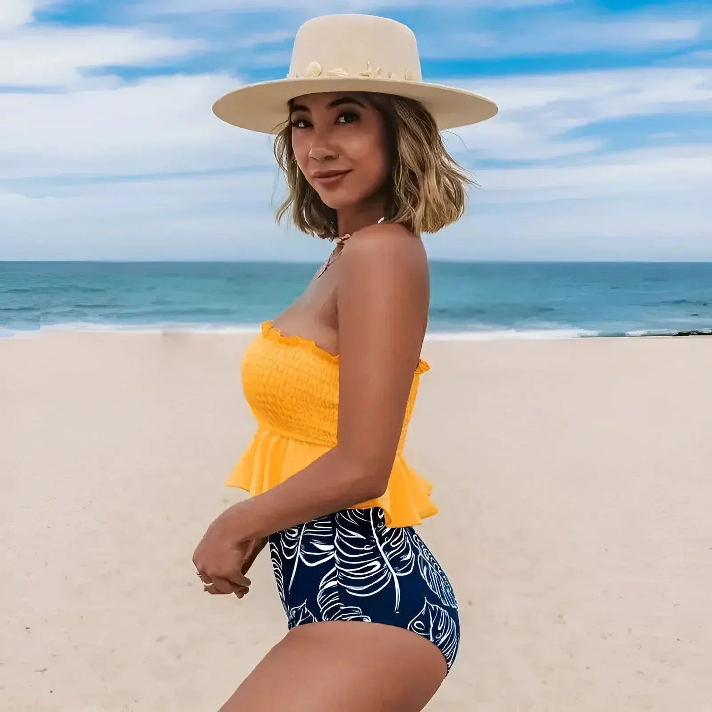 Zweiteiliges Rüschenset Bikini