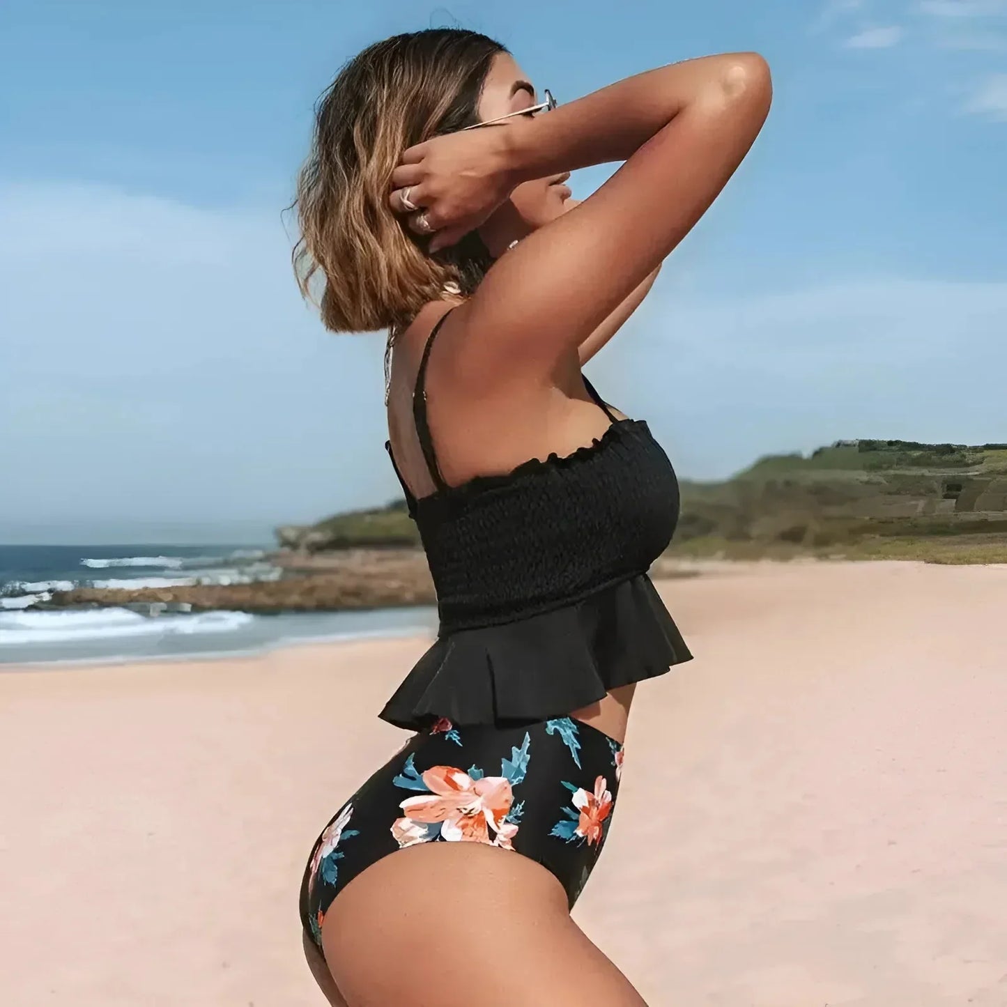 Zweiteiliges Rüschenset Bikini