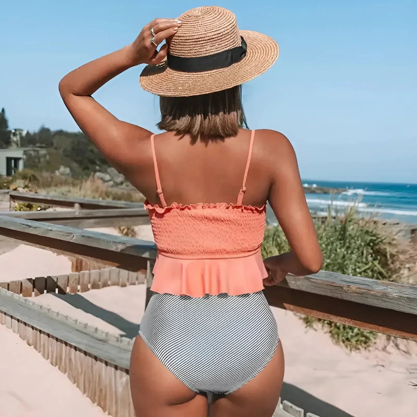 Zweiteiliges Rüschenset Bikini