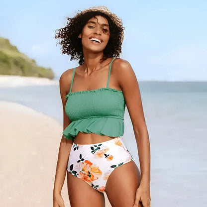 Zweiteiliges Rüschenset Bikini