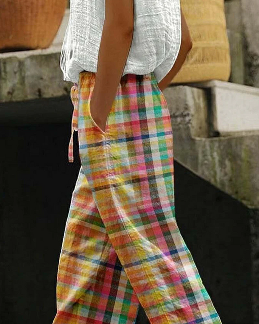 WW | Weit Geschnittene Damen Lounge Hose Lässig